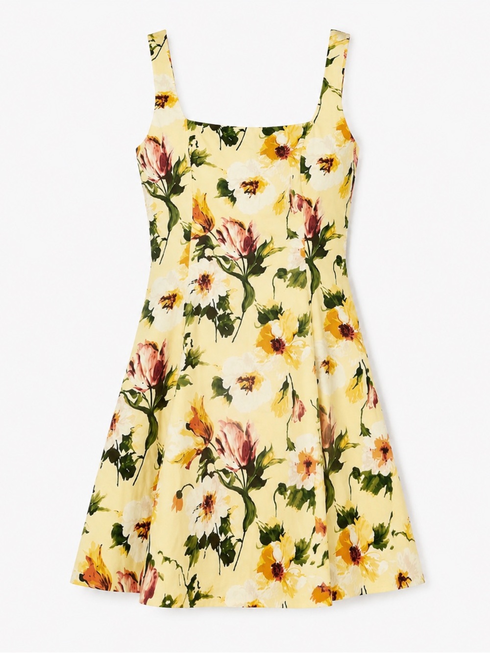 NWOT A&F Fit & Flare Squareneck Mini Dress - Size M